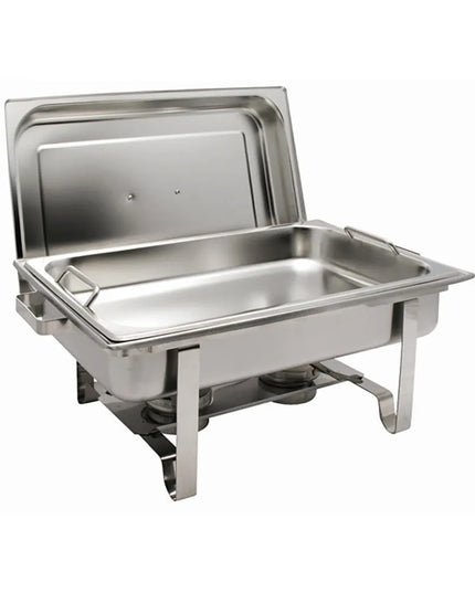 Winco C-2080B Full Size Chafer w/ Hinged Lid & Chafing Fuel Heat
