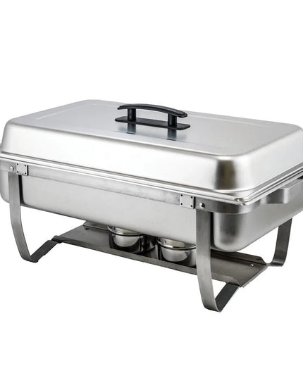Winco C-4080 Full Size Chafer w/ Hinged Lid & Chafing Fuel Heat