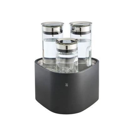 WMF | Diva Bottle Cooler – Black - Double-Walled Cromargan® Stainless Steel - 3–6 Bottles