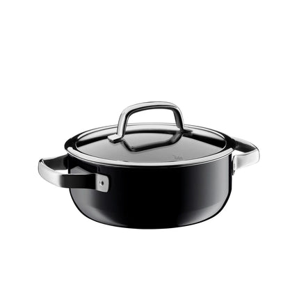 WMF | Fusiontec Mineral - Frying pot - Ø 200mm - 2.4 liters - incl. glass lid - black