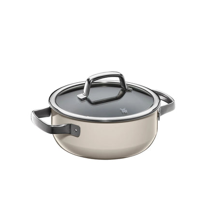WMF | Fusiontec Mineral - Frying pot - Ø 200mm - 2.4 liters - incl. glass lid - Macadamia