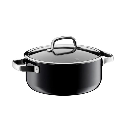 WMF | Fusiontec Mineral - Frying pot - Ø 240mm - 4.4 liters - incl. glass lid - black