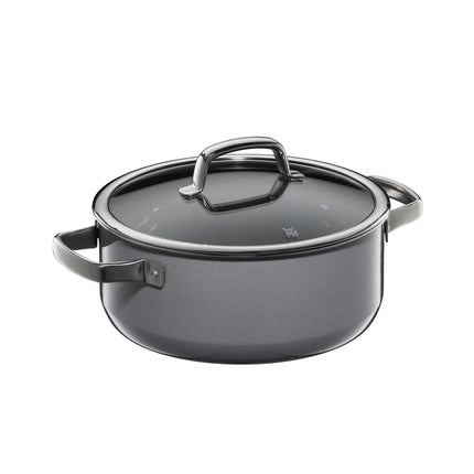 WMF | Fusiontec Mineral - Frying pot - Ø 240mm - 4.4 liters - incl. glass lid - Platinum