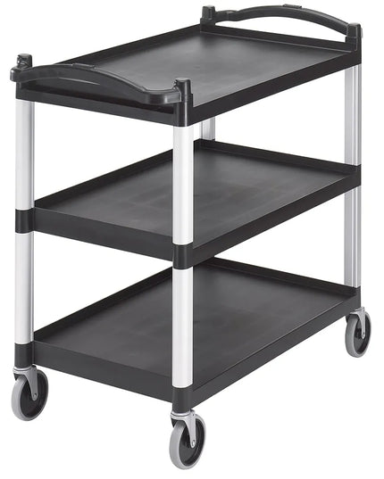 Xe Đẩy Phục Vụ Cambro BC340KD110 3 Tầng Polymer Tải Trọng 181.41 kg Thành Cao