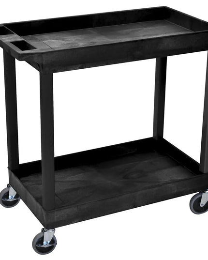Xe Đẩy Phục Vụ Luxor 2 Tầng Polymer Tải Trọng 181.41 kg Thành Cao (EC11-B)