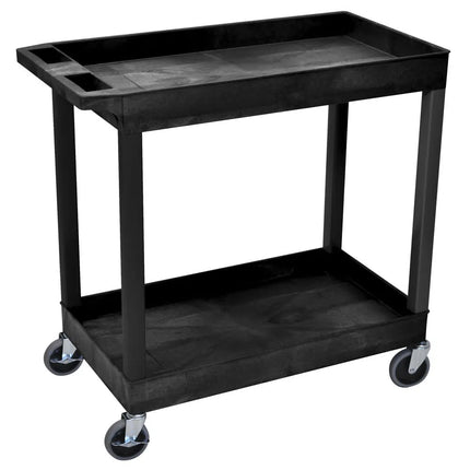 Xe Đẩy Phục Vụ Luxor 2 Tầng Polymer Tải Trọng 181.41 kg Thành Cao (EC11-B)