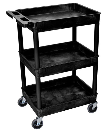 Xe Đẩy Phục Vụ Luxor 3 Tầng Polymer Tải Trọng 136.05 kg Thành Cao (STC111-B)