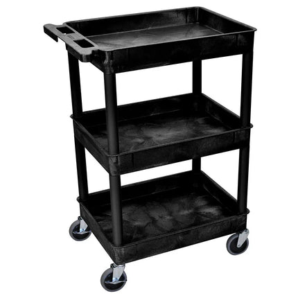 Xe Đẩy Phục Vụ Luxor 3 Tầng Polymer Tải Trọng 136.05 kg Thành Cao (STC111-B)