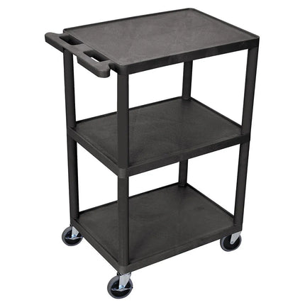 Xe Đẩy Phục Vụ Luxor 3 Tầng Polymer Tải Trọng 181.41 kg Thành Cao (HE42-B)