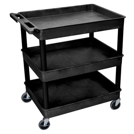 Xe Đẩy Phục Vụ Luxor 3 Tầng Polymer Tải Trọng 181.41 kg Thành Cao (TC111-B)