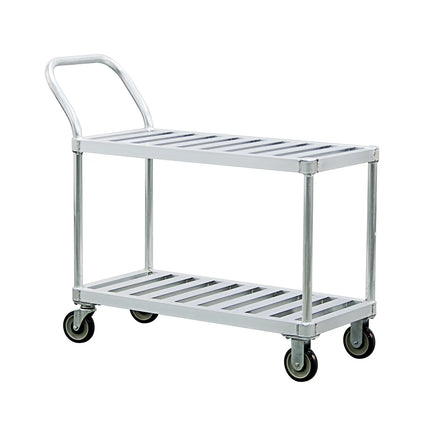 Xe Đẩy Phục Vụ New Age 2 Tầng Nhôm Tải Trọng 453.51 kg Thành Phẳng (1420)