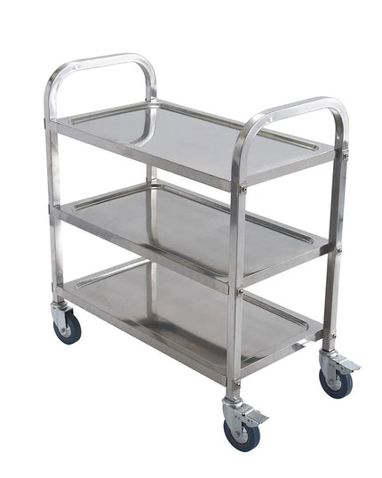 Xe Đẩy Phục Vụ Winco SUC-30 3 Tầng Inox Thành Cao