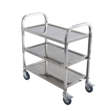 Xe Đẩy Phục Vụ Winco SUC-30 3 Tầng Inox Thành Cao