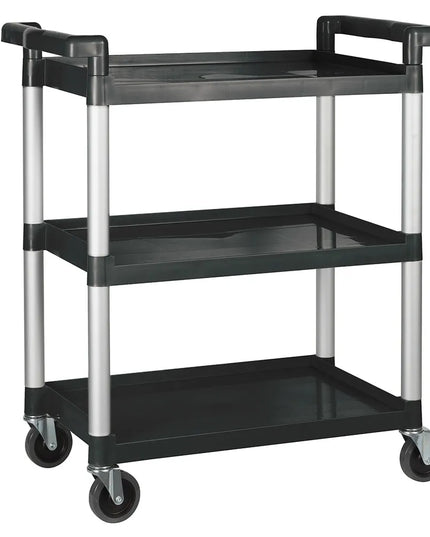 Xe Đẩy Phục Vụ Winco UC-2415K 3 Tầng Nhựa Tải Trọng 149.66 kg Thành Cao