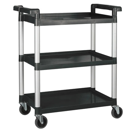 Xe Đẩy Phục Vụ Winco UC-2415K 3 Tầng Nhựa Tải Trọng 149.66 kg Thành Cao