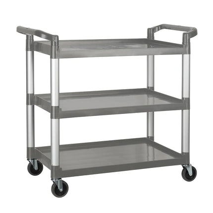 Xe Đẩy Phục Vụ Winco UC-3019G 3 Tầng Nhựa Tải Trọng 181.41 kg Thành Cao