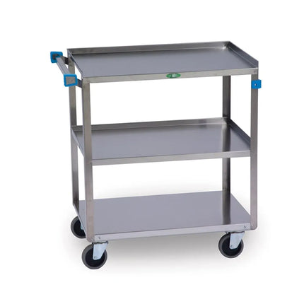 Xe Đẩy Tiện Ích Inox 3 Tầng Lakeside 422A Tải Trọng 226.76 kg, Gờ Nâng