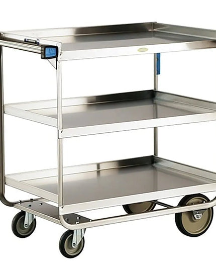 Xe Đẩy Tiện Ích Inox 3 Tầng Lakeside 744 Tải Trọng 317.46 kg, Gờ Nâng