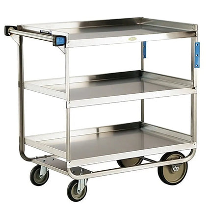 Xe Đẩy Tiện Ích Inox 3 Tầng Lakeside 744 Tải Trọng 317.46 kg, Gờ Nâng