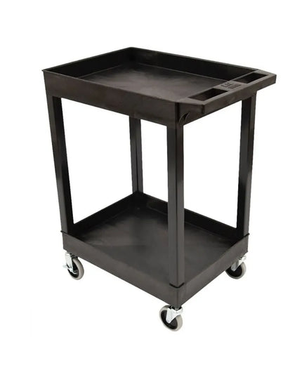 Xe Đẩy Tiện Ích Khay Nhựa Luxor 2 Tầng Tải Trọng 226.76 kg Thành Cao SEC11HD-B