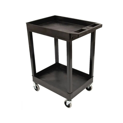 Xe Đẩy Tiện Ích Khay Nhựa Luxor 2 Tầng Tải Trọng 226.76 kg Thành Cao SEC11HD-B