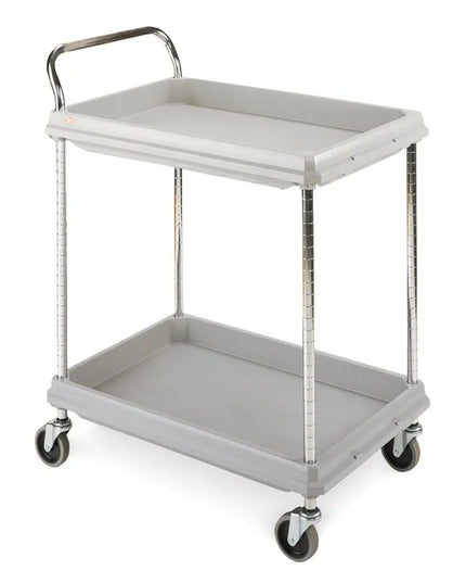 Xe Đẩy Tiện Ích Nhựa 2 Tầng Metro BC2636-2DG Tải Trọng 181.41 kg, Gờ Cao