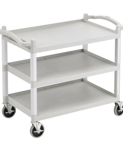 Xe Đẩy Tiện Ích Nhựa 3 Tầng Cambro BC340KDLP480 Tải Trọng 181.41 kg, Gờ Cao
