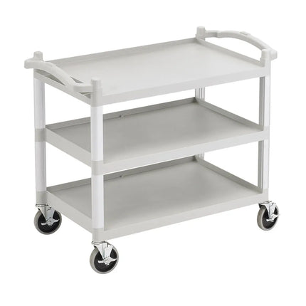 Xe Đẩy Tiện Ích Nhựa 3 Tầng Cambro BC340KDLP480 Tải Trọng 181.41 kg, Gờ Cao
