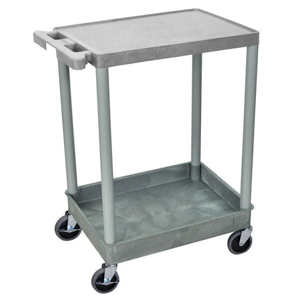 Xe Đẩy Tiện Ích Polymer 2 Tầng Luxor Tải Trọng 136.05 kg, Gờ Nâng (STC21-G)