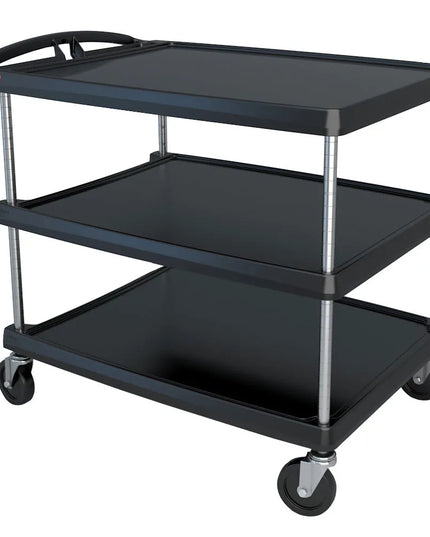 Xe Đẩy Tiện Ích Polymer 3 Tầng Metro MY2636-35BL Tải Trọng 226.76 kg, Gờ Marine