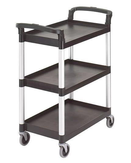 Xe Đẩy Tiện Ích Polymer Cambro BC331KD110 3 Tầng Tải Trọng 136.05 kg Thành Cao