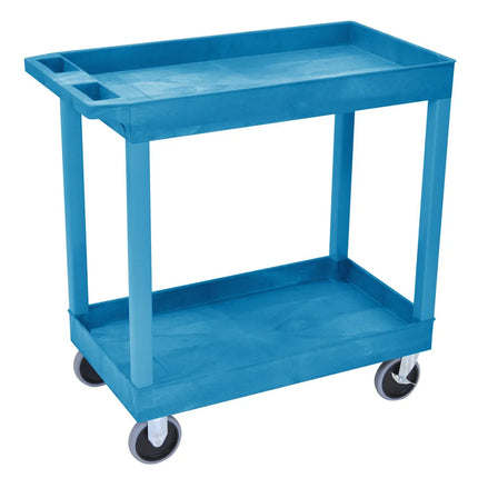 Xe Đẩy Tiện Ích Polymer Luxor 2 Tầng Tải Trọng 226.76 kg Thành Cao EC11HD-BU