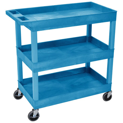 Xe Đẩy Tiện Ích Polymer Luxor 3 Tầng Tải Trọng 181.41 kg Thành Cao EC111-BU