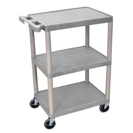 Xe Đẩy Tiện Ích Polymer Luxor 3 Tầng Tải Trọng 181.41 kg Thành Cao HE34-G