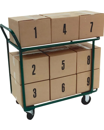 Xe Đẩy Tiện Ích Thép 2 Tầng Winholt 110 Tải Trọng 272.11 kg, Gờ Phẳng