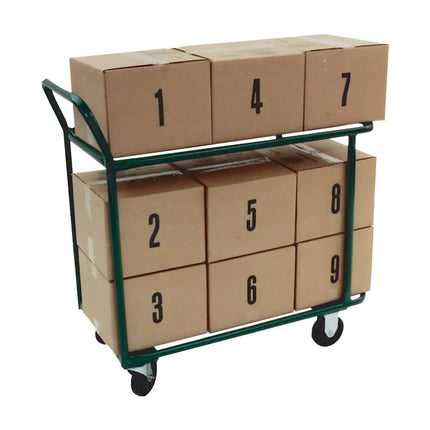 Xe Đẩy Tiện Ích Thép 2 Tầng Winholt 110 Tải Trọng 272.11 kg, Gờ Phẳng