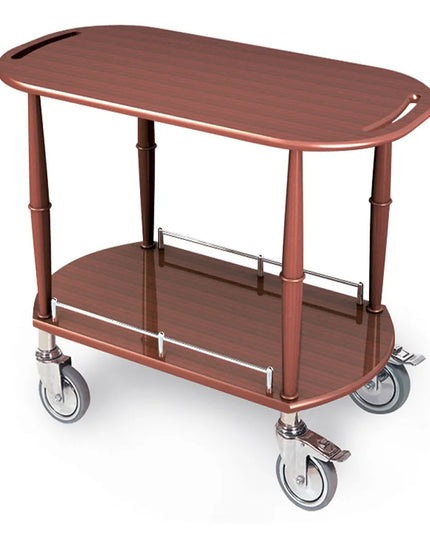 Xe Đẩy Tráng Miệng Bầu Dục Geneva Thiết Kế Nhiều Tầng (70524)