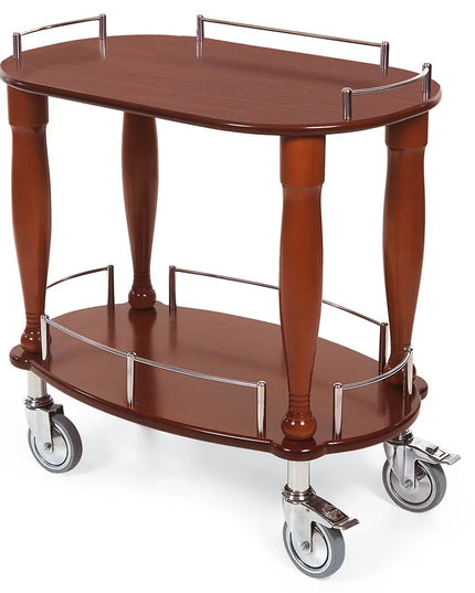 Xe Đẩy Tráng Miệng Oval Geneva Thiết Kế Nhiều Tầng (70010)