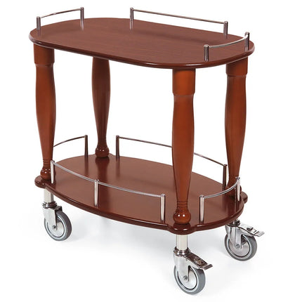 Xe Đẩy Tráng Miệng Oval Geneva Thiết Kế Nhiều Tầng (70010)