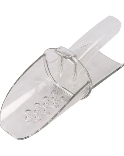 Xẻng Xúc Đá Tròn San Jamar SI4550 Saf-T-Scoop® Có Tấm Chắn Khớp Ngón Lỗ Thoát Nước Polycarbonate 177 ml