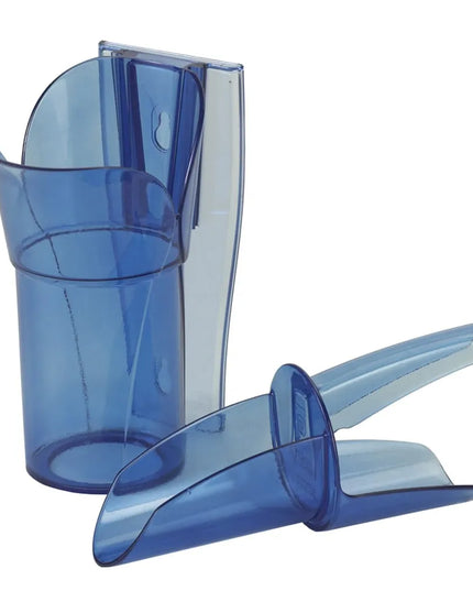Xẻng Xúc Đá Tròn San Jamar SI7000 Saf-T-Scoop® Có Tấm Chắn Khớp Ngón Kèm Giá Đỡ Guardian™ Polycarbonate 473 ml