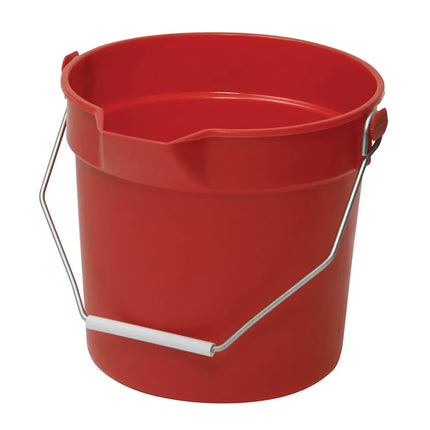 Xô Đa Năng Winco UPP-10R 9.5 lít Có Vòi Rót - Nhựa, Đỏ