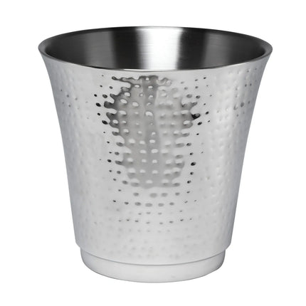 Xô Đựng Rượu Vang Hai Lớp American Metalcraft HMWB 21.9 cm - Thép Không Gỉ, Hoàn Thiện Búa
