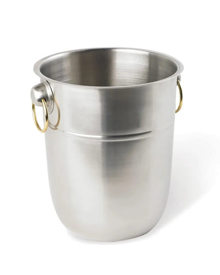 Xô Đựng Rượu Vang Vollrath 46801 25.7 cm, Thép Không Gỉ, Tay Cầm Đồng Thau