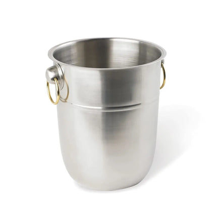 Xô Đựng Rượu Vang Vollrath 46801 25.7 cm, Thép Không Gỉ, Tay Cầm Đồng Thau