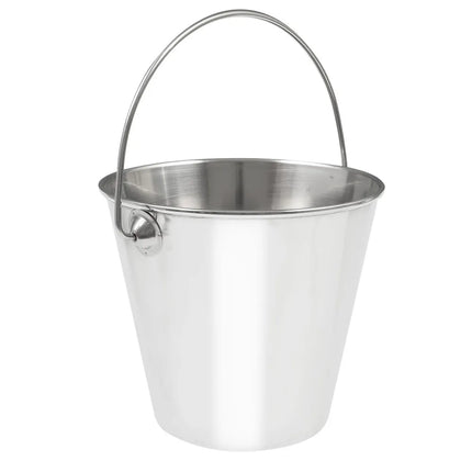 Xô Phục Vụ Tròn Mini American Metalcraft SSP43 Có Tay Cầm 946 ml - 12.7 cm x 11.7 cm, Inox