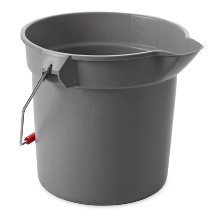 Xô Tròn Rubbermaid FG296300GRAY BRUTE 9.5 lít - Xám