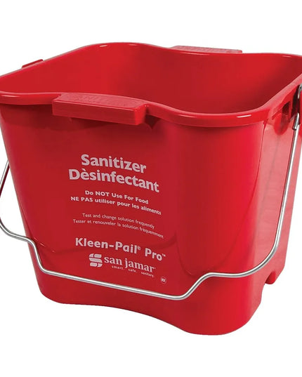 Xô Vệ Sinh San Jamar KPP256RD Kleen-Pail® Pro™ 7.6 lít - Nhựa, Đỏ