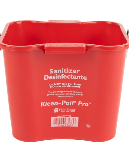 Xô Vệ Sinh San Jamar KPP97RD Kleen-Pail® Pro™ 2.8 lít - Nhựa, Đỏ