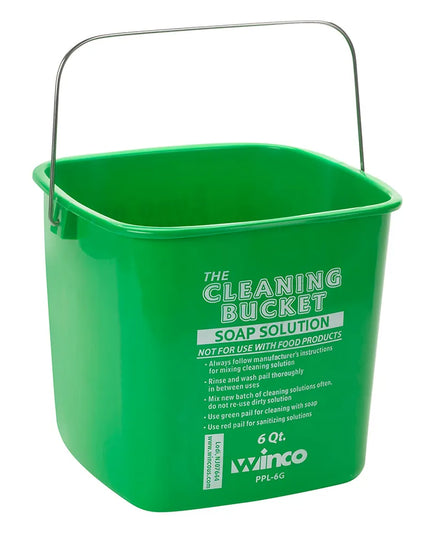 Xô Vệ Sinh Winco PPL-6G 5.7 lít - Nhựa, Xanh Lá